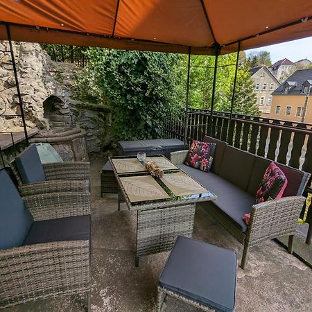 Waldblickwohnung Mit Schoener Terrasse Und Kamin Sebnitz Kültér fotó