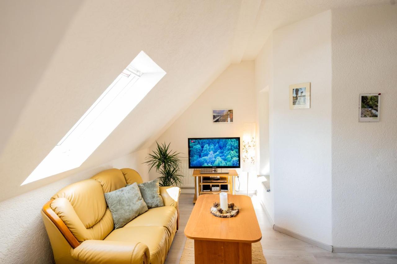 Waldblickwohnung Mit Schoener Terrasse Und Kamin Sebnitz Kültér fotó