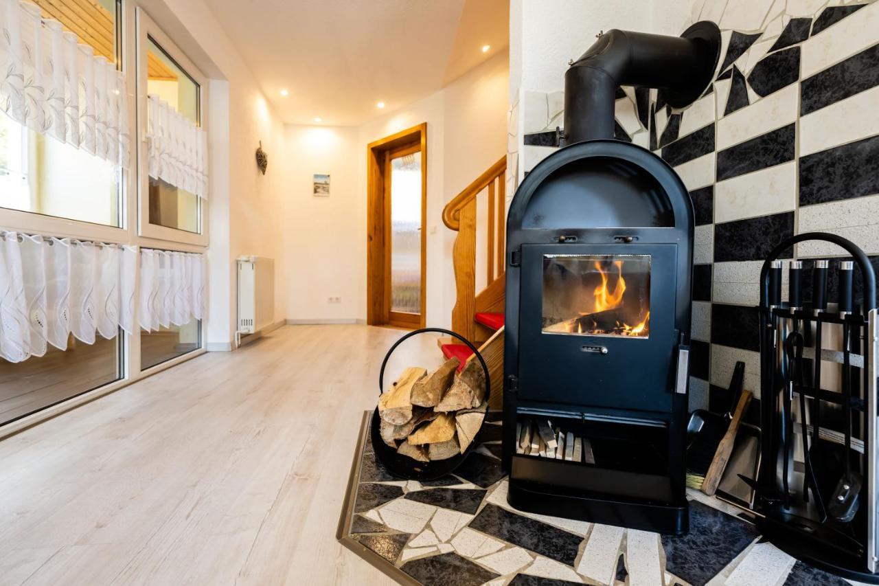 Waldblickwohnung Mit Schoener Terrasse Und Kamin Sebnitz Kültér fotó